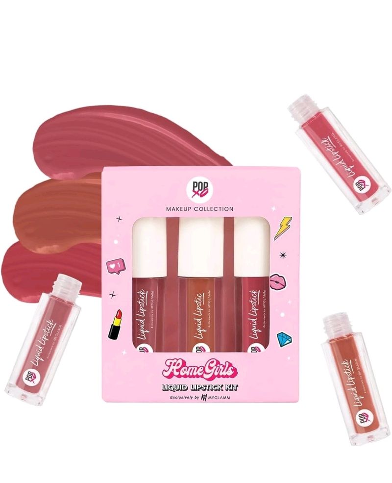 Set Of Three Myglamm Lipsticks