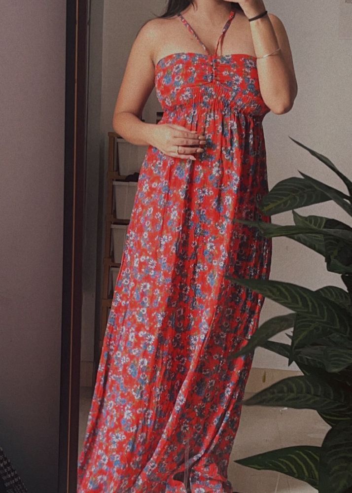 Imported Floral Tube Maxi Dress💕