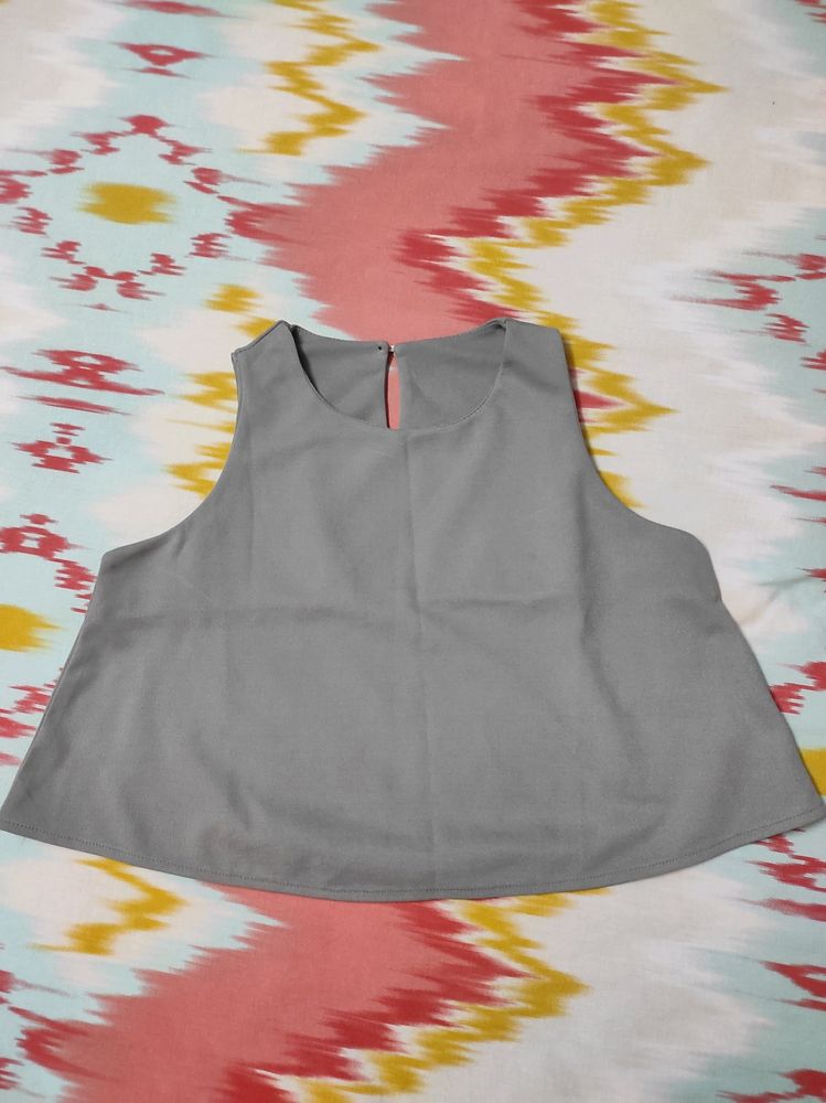 Grey Formal/Casual Top