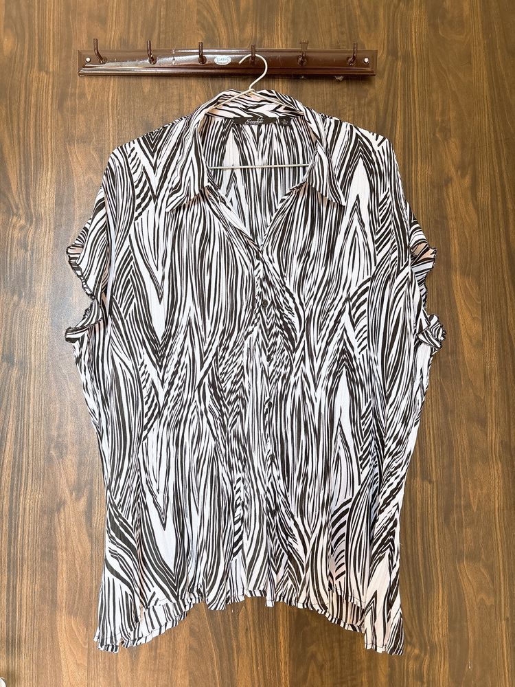 Zebra Printed Shirt