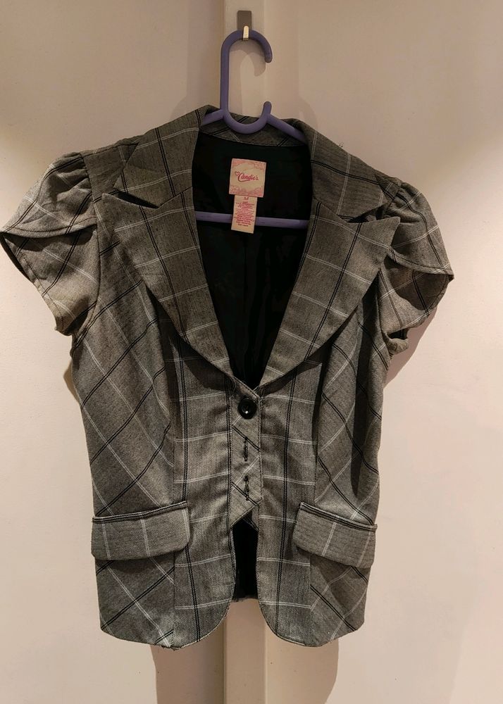 Checkered Half Jacket