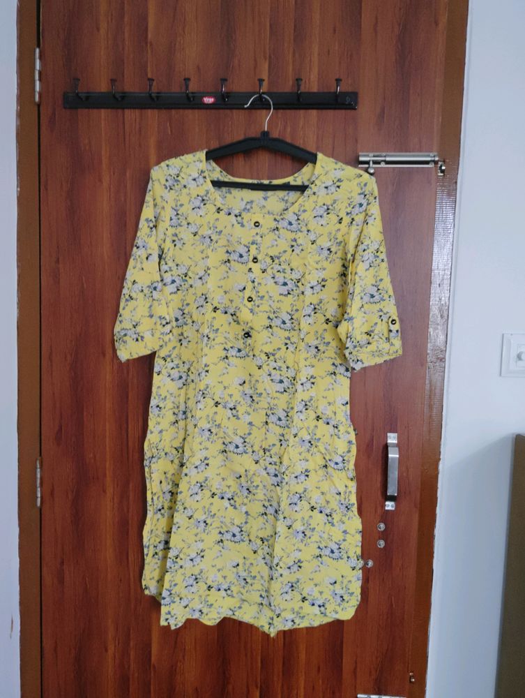 Avaasa Yellow Kurta