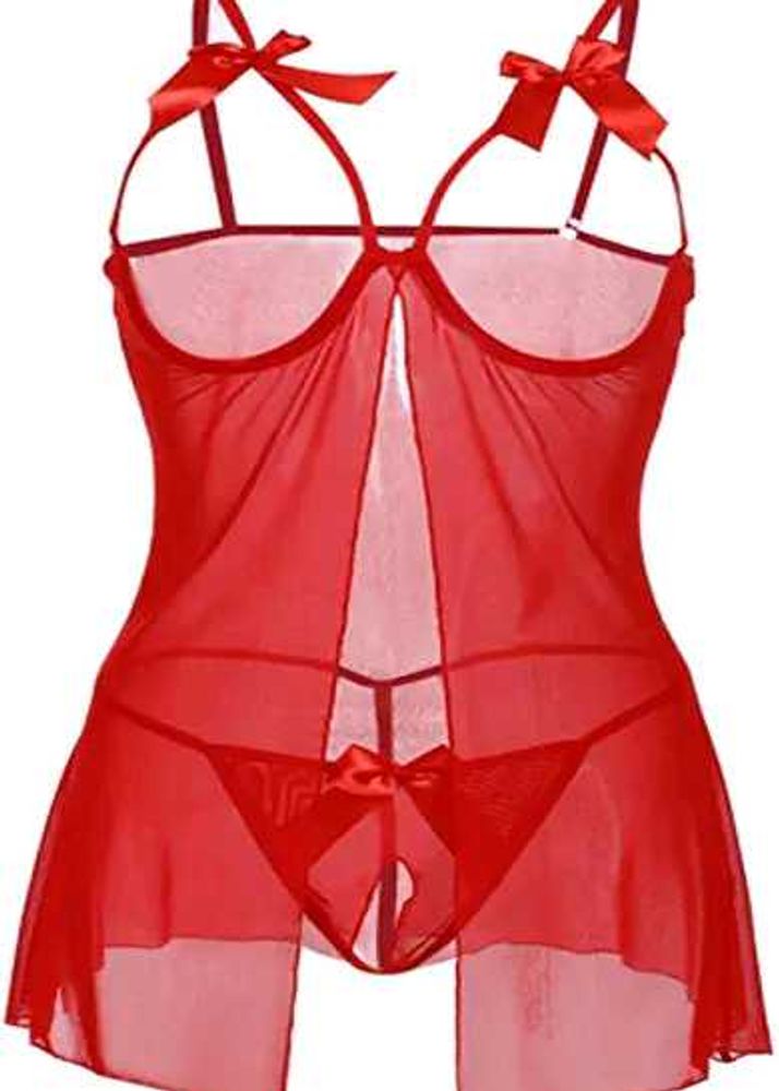 Baby Doll Lingerie set Wth cut design-BRAND NEW