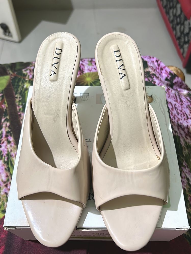 Beige Heels New EU39