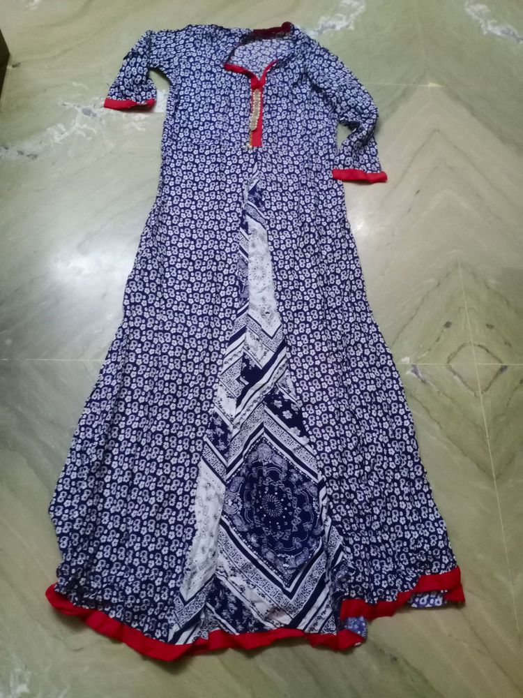 new long flared party wear gown