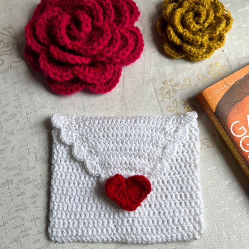 Handmade Crochet Book Cover