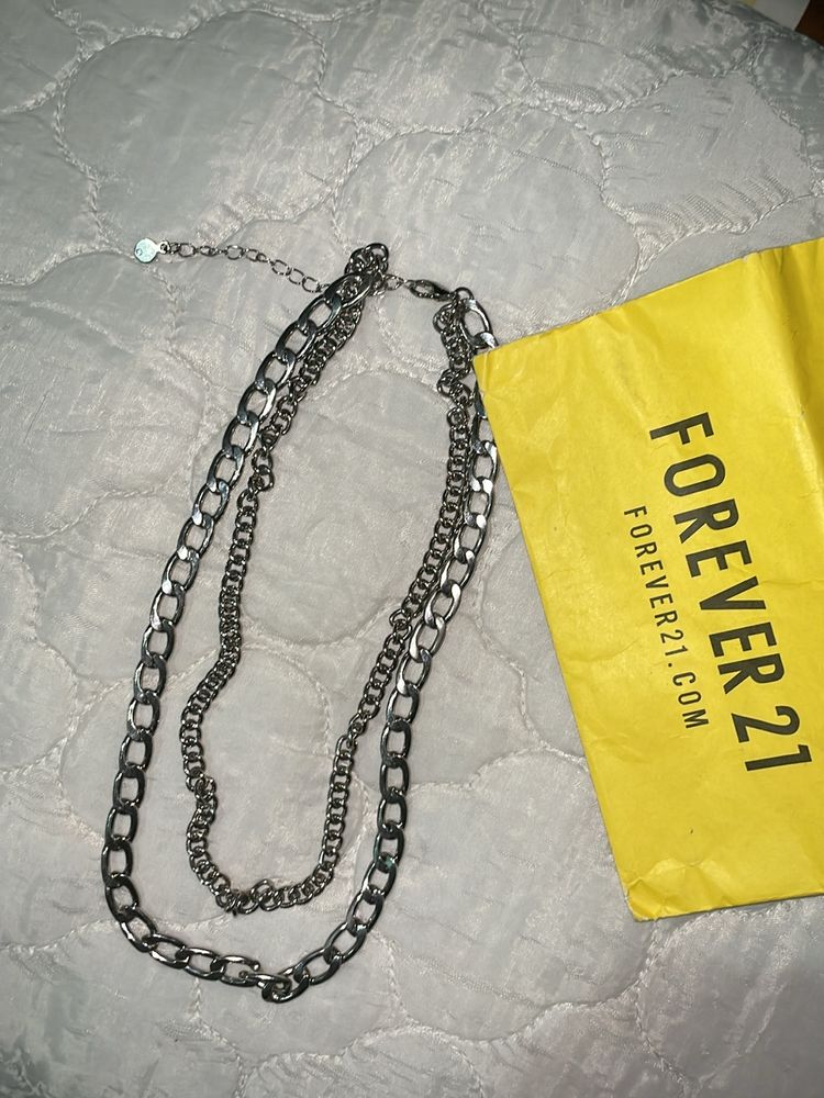 Forever 21 Y2k Silver Chains⭐️💌🩷