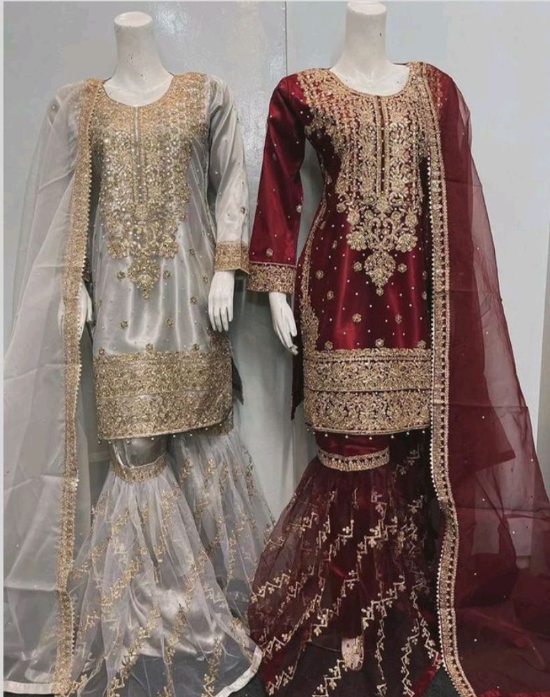 Heavy Bridal Garara Set