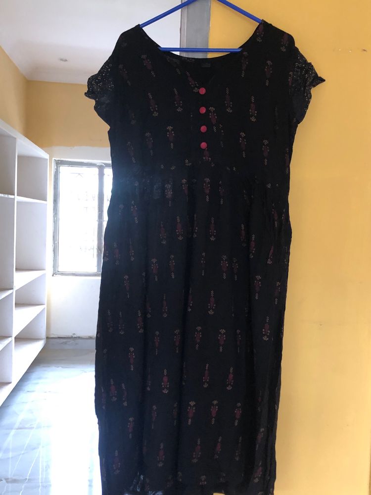 Black Colour Kurtha