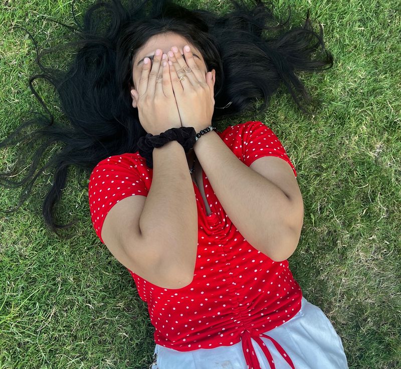 Red Polka Dot Top