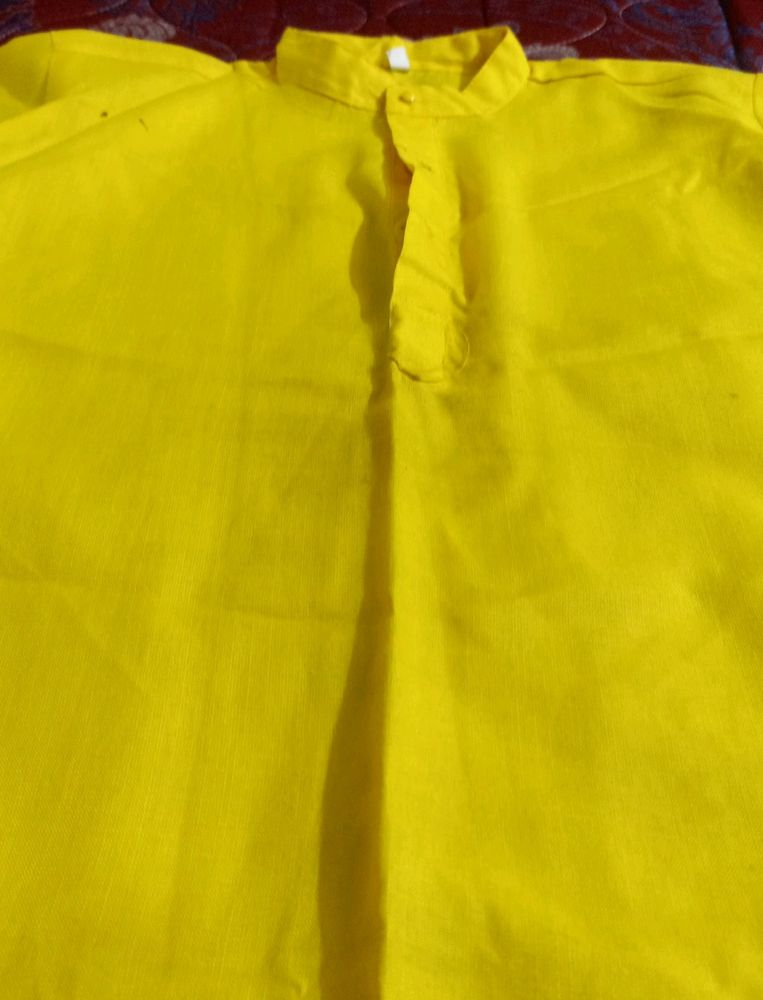 Yellow Kurta For Occasion