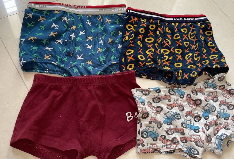 Boys Shorts Pack Of 4