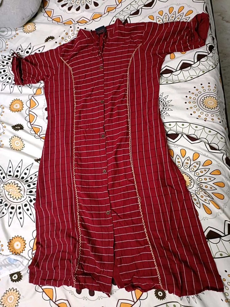 Maroon Kurti , Medium Size