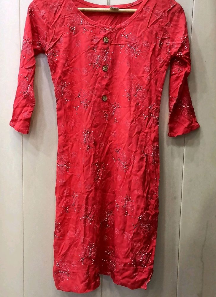 Pink Formal Kurti (Women)