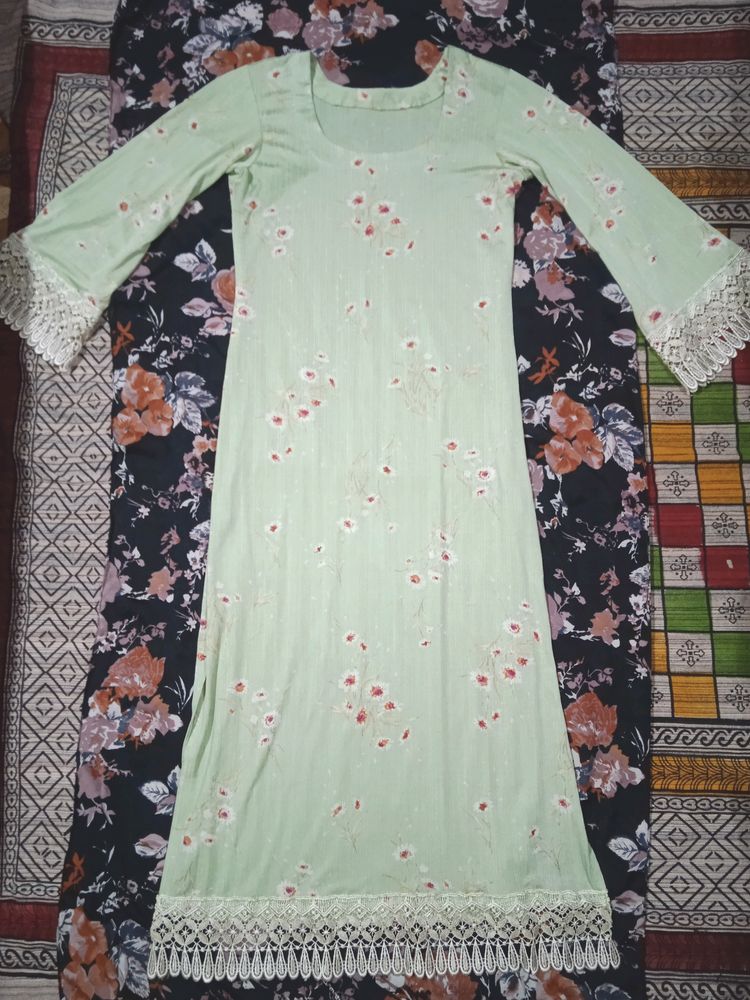 Beautiful Floral Kurti Stylish For Girls Women