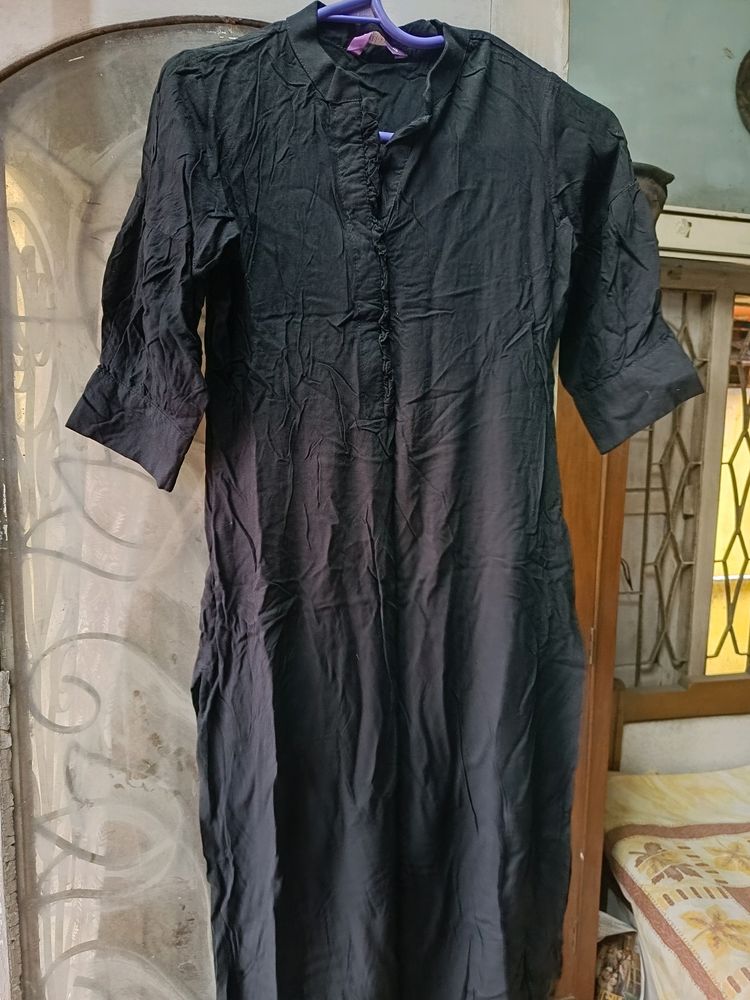 Branded Soft Black Kurti