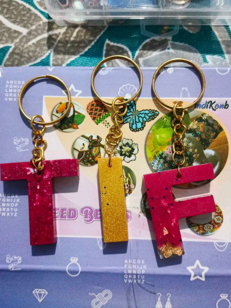 Resin Art Keychain Combo