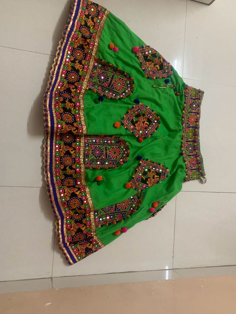 Green Navratri Chaniya