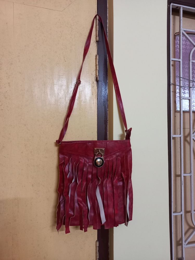 Brown spacious Sling Bag