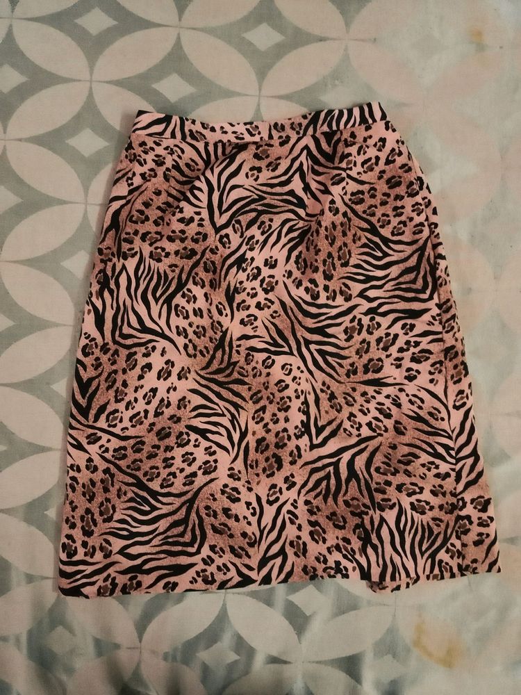 Price down Tiger Print beautiful Skirt for party w