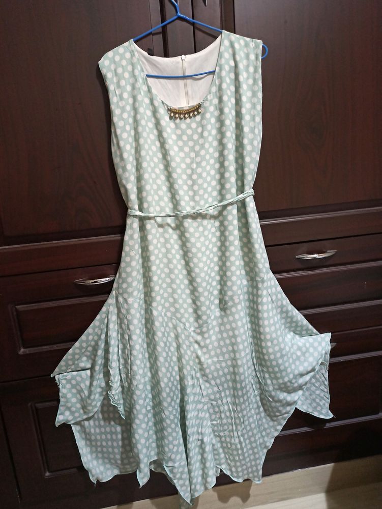 Dot Print Dress