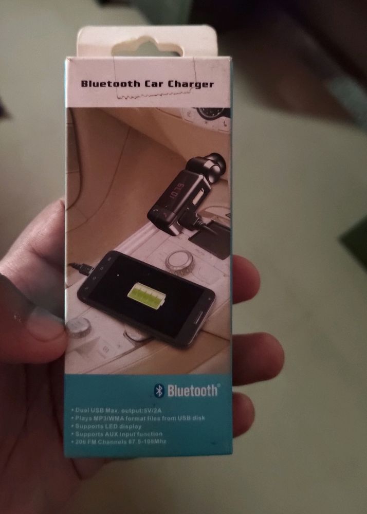 Car mobile Charger With Bluetooth Calls, Music