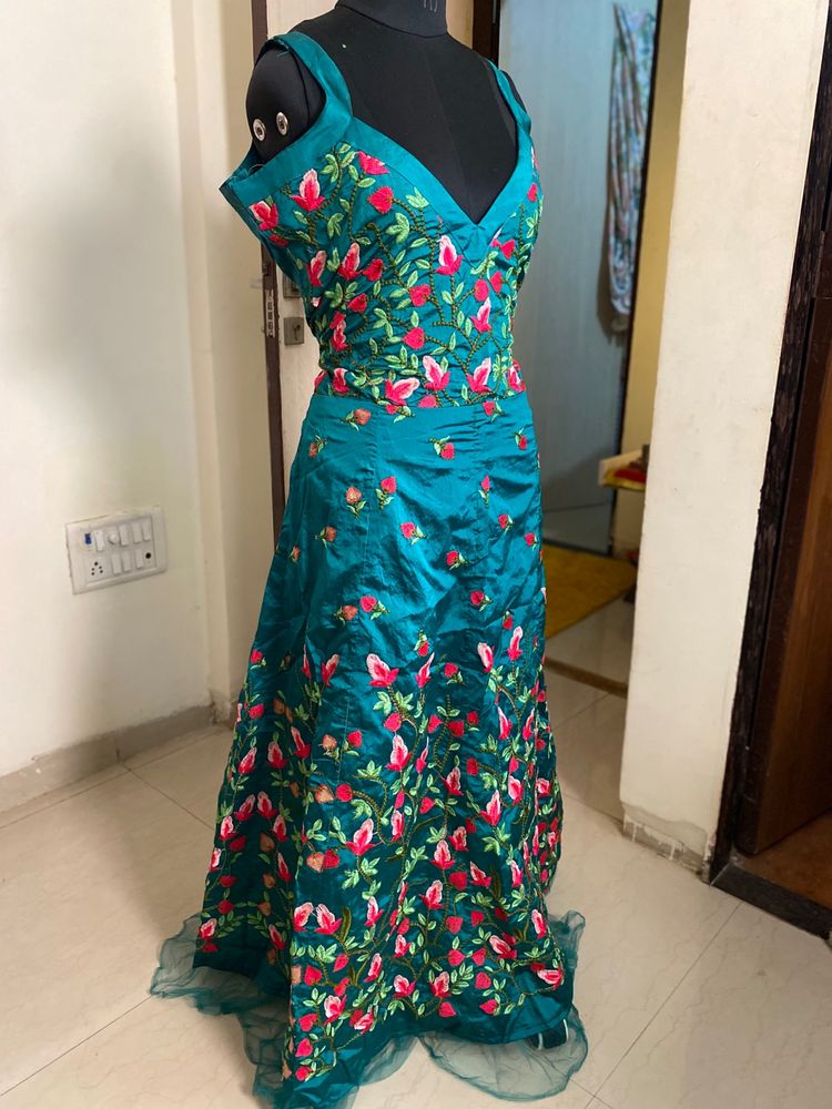 Floral Ethnic Gown