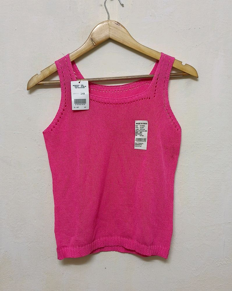 Trendy New Pink Tank Top For Women