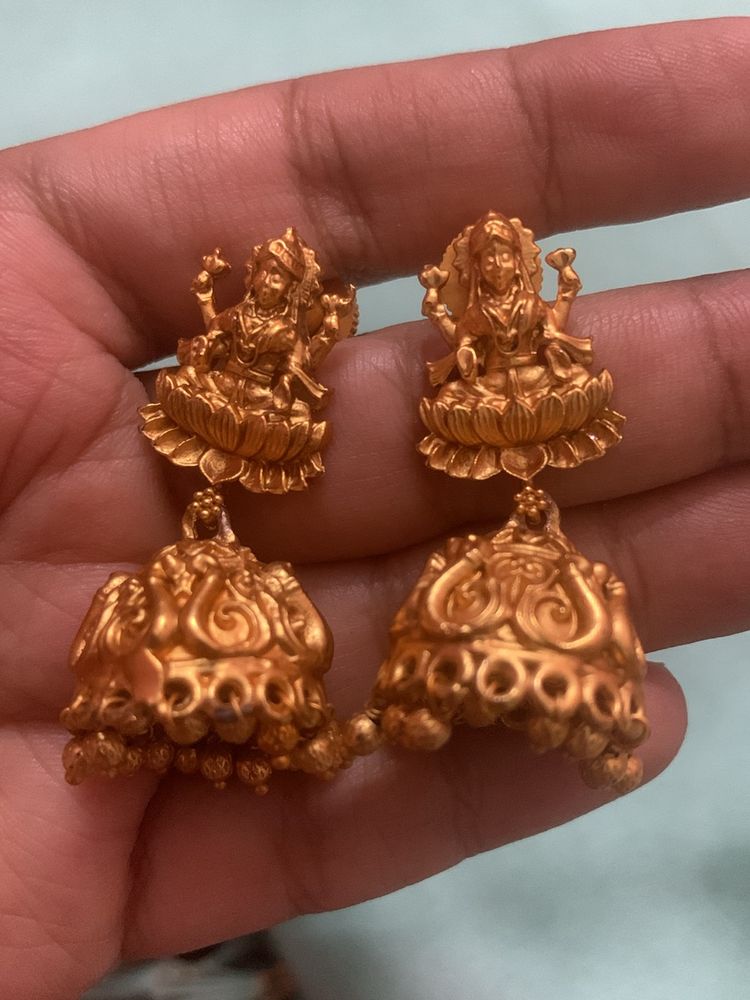 🎀Golden Jhumkha Earring 🎀