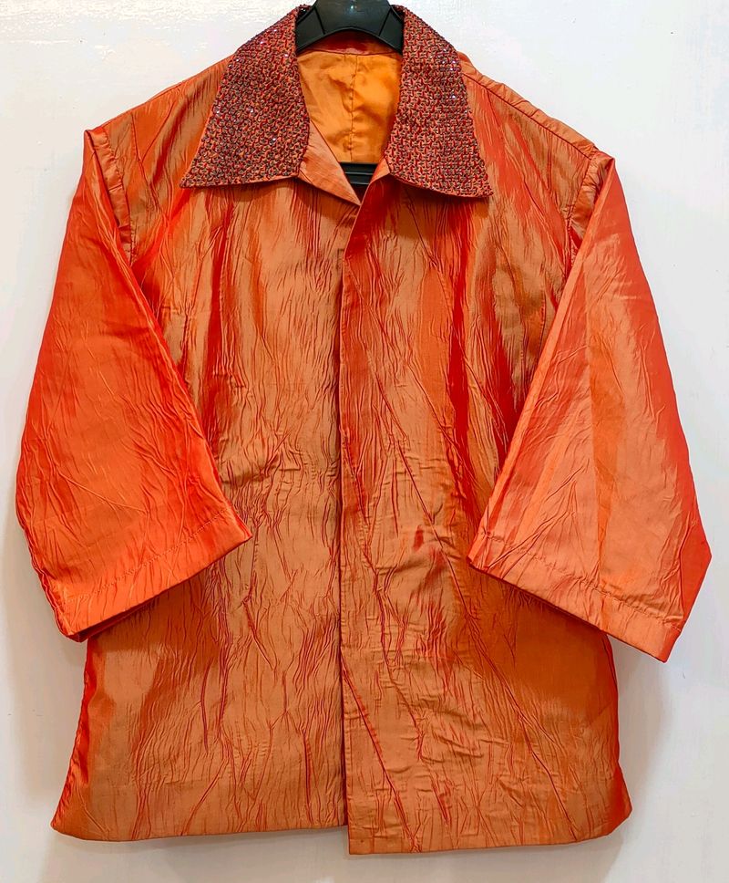 Unisex Indo-Western Ethnic Shirt/Jacket🧡🔥