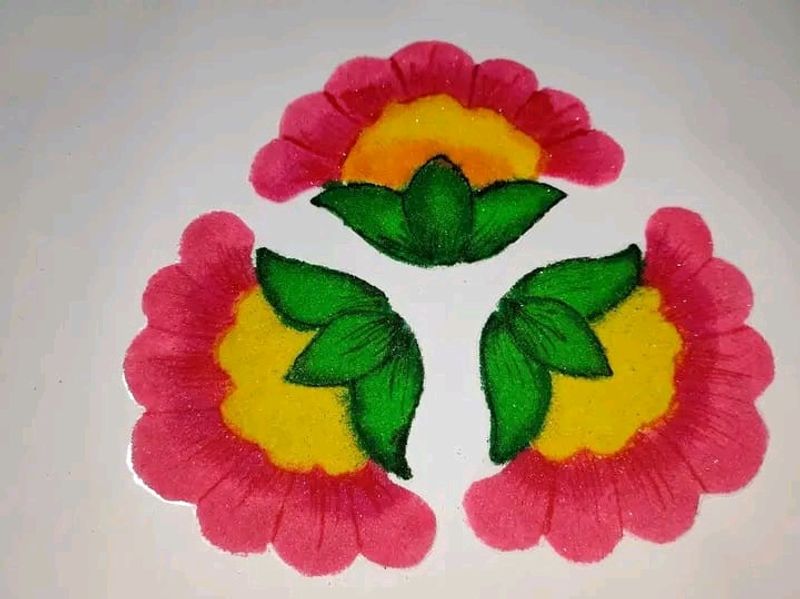 Ready Made Real Rangoli 75 Rs / Pieces