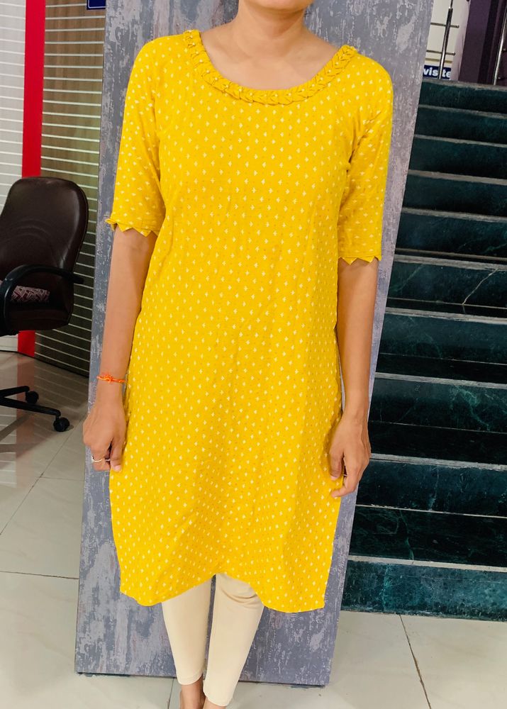 Beautiful Yellow Kurta💛