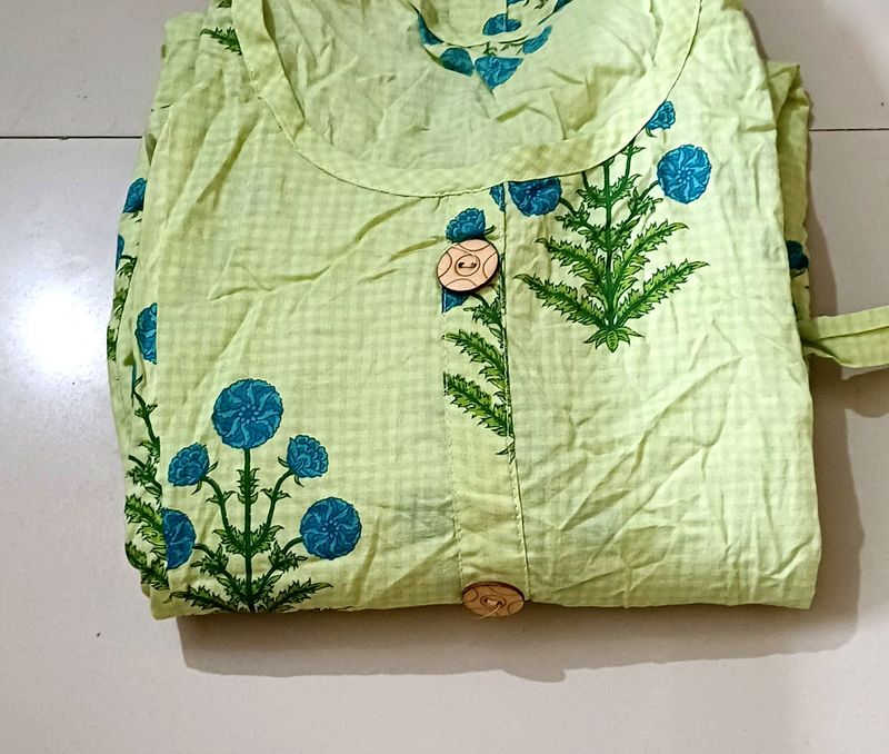 A Line Cotton Kurti