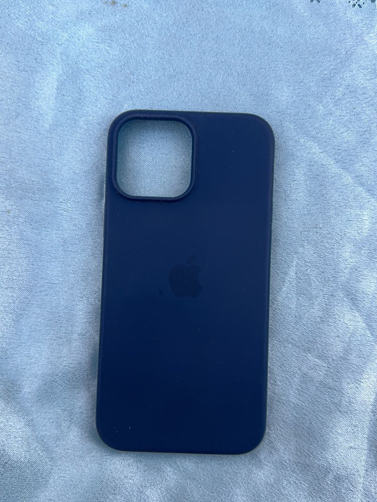 Iphone 13 Pro Max Blue Silicon Case