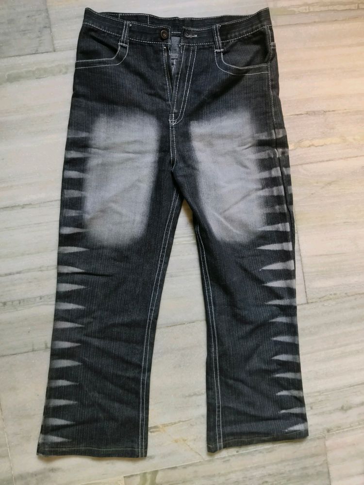 Black Bellbottom Jeans(Men's)