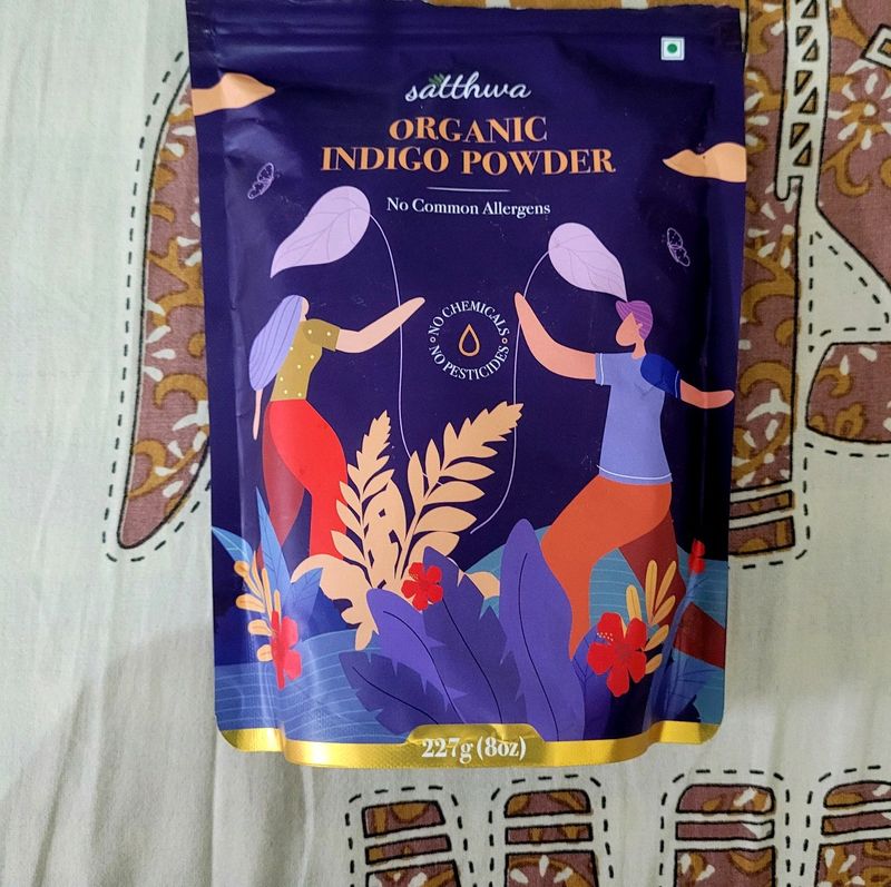 Satthwa Indigo Powder 💯Organic And Natural