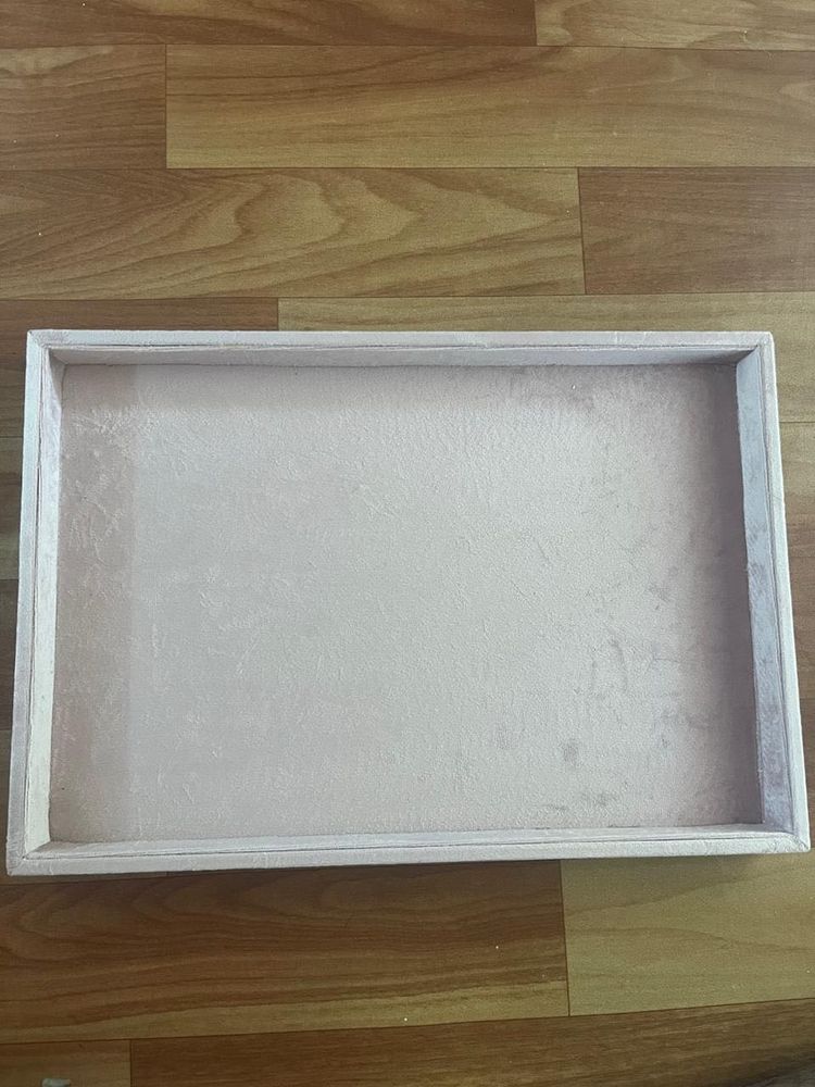 Grey Color Jewellery Display Tray Velvet