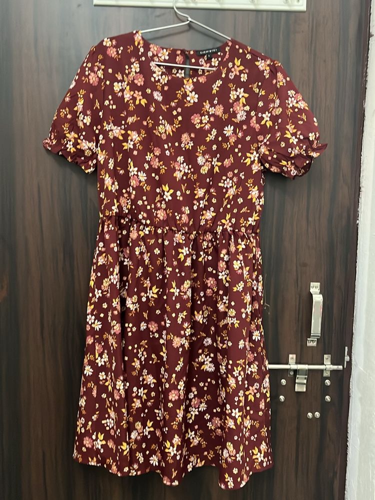 Chemistry Women Flower Print Dress