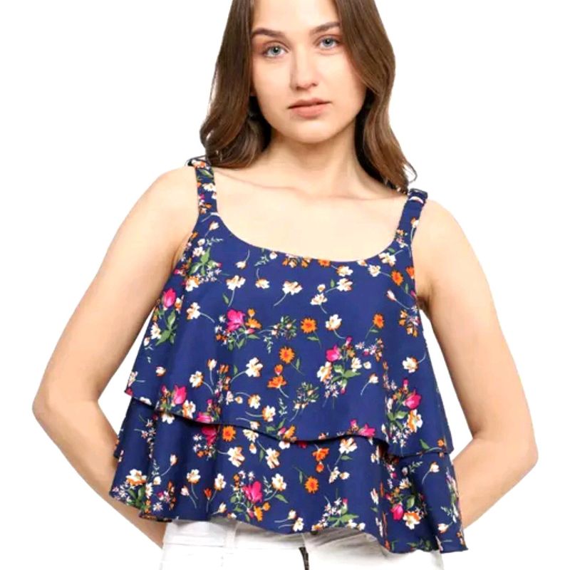 Beautiful Floral Crop Top