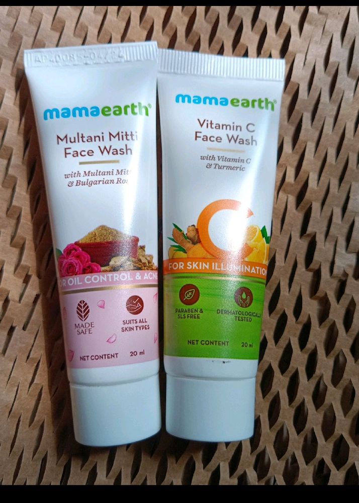 Combo Of 2 Mini Mamaearth Face Wash