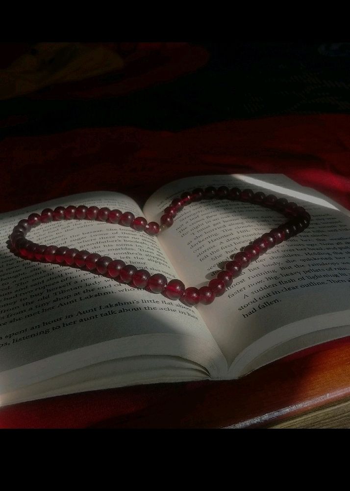 Maroon Beads Necklace ❤️