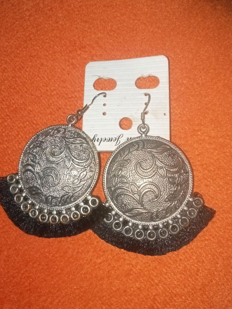 Oxydised Earrings