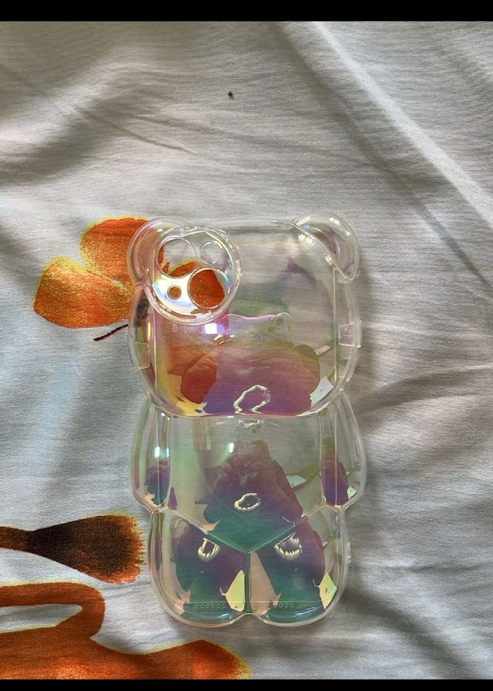 New Cute Holographic Teddy Case