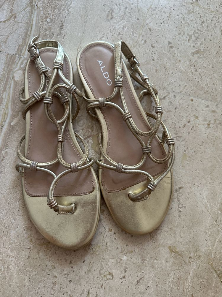 ALDO Golden Flats