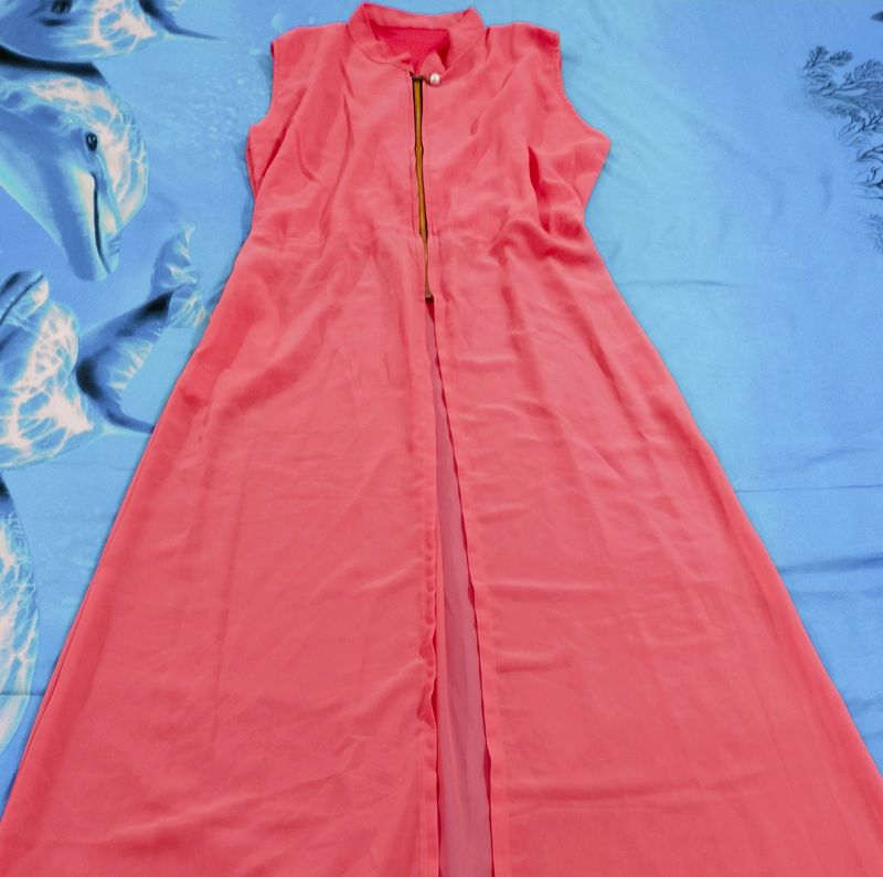 Women's Coral Maxi Dress