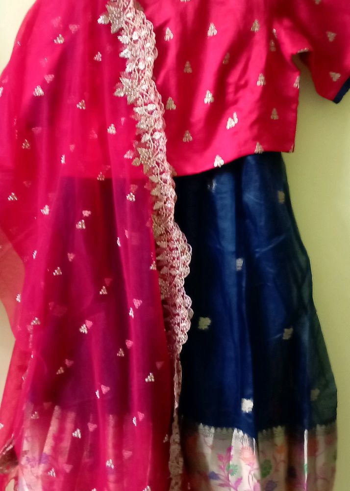 Lehanga Choli  #good #lehanga # Netted #dupatta