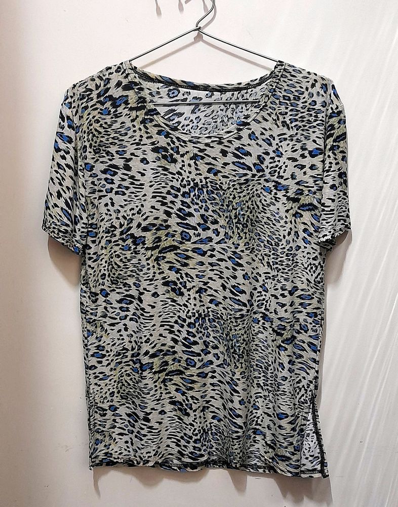 Animal Print Top