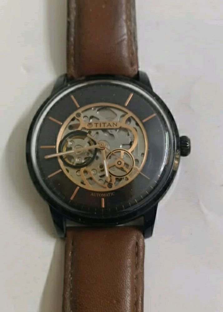 TITAN Skeleton Automatic Men's Watch