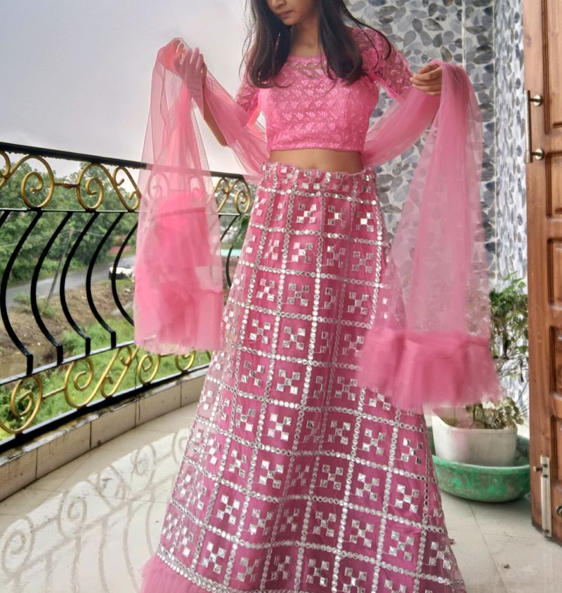 Pink Lehenga For Women