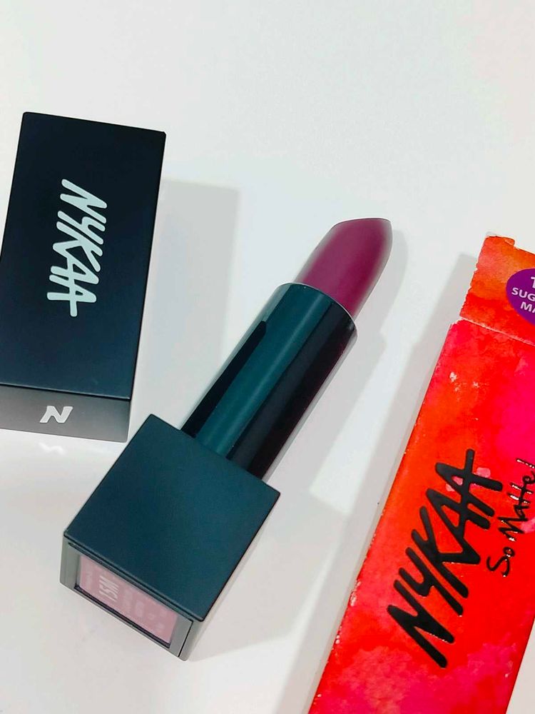 Nykaa Cosmetics So Matte Lipstick Sugar Plum